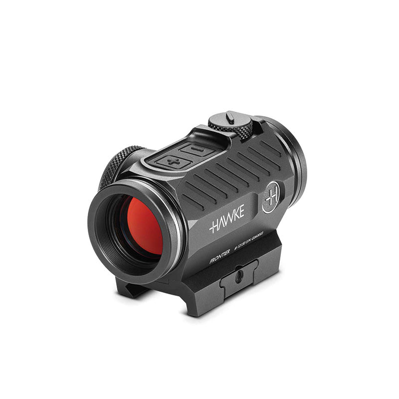 Hawke Frontier Rödpunktssikte 1x22 2 MOA Dot AIM (inkl hög QR "AR" & låg std weaverbas)