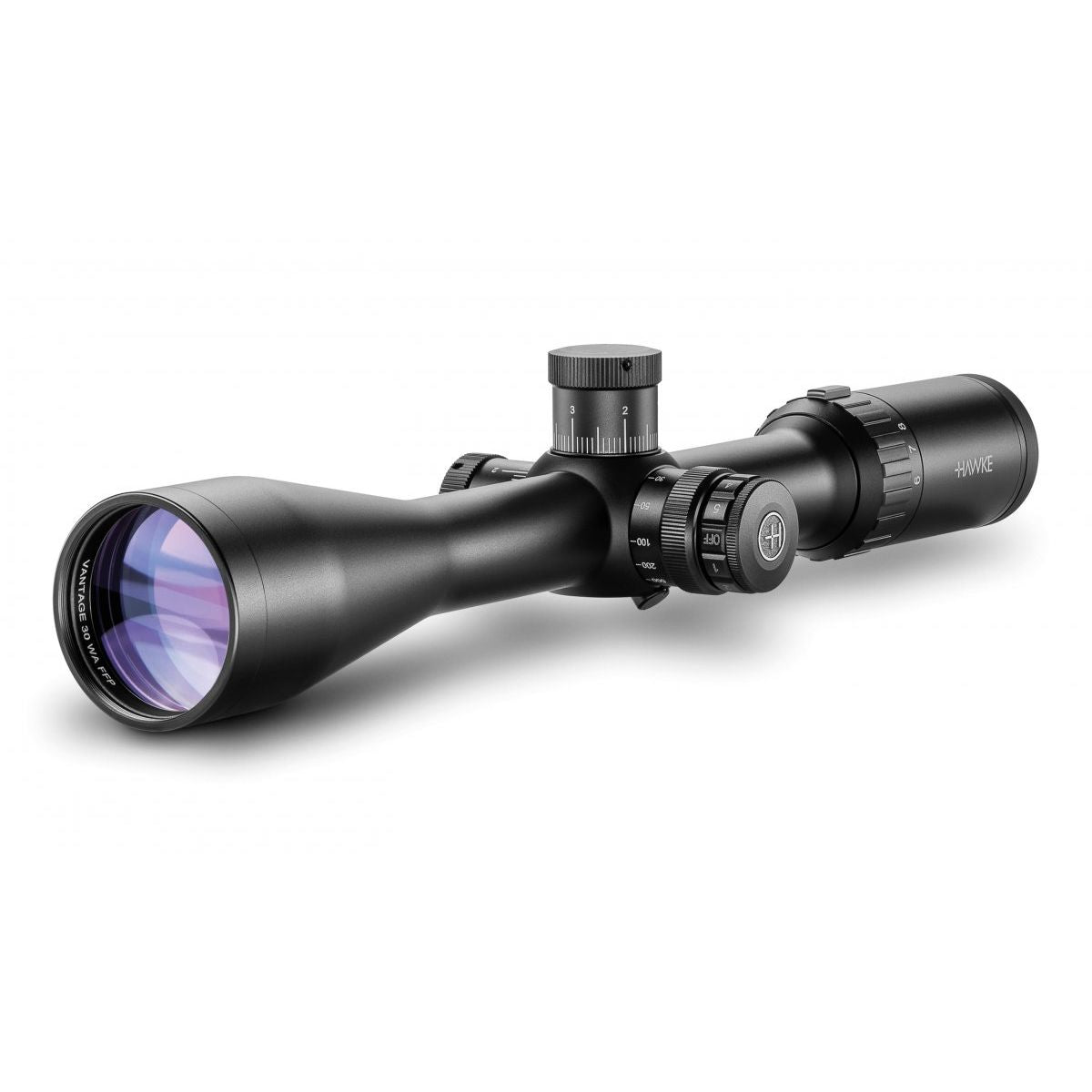 Hawke Vantage 30 WA FFP 6-24X50 IR SF, riktm 1/2 Mil Dot MRA