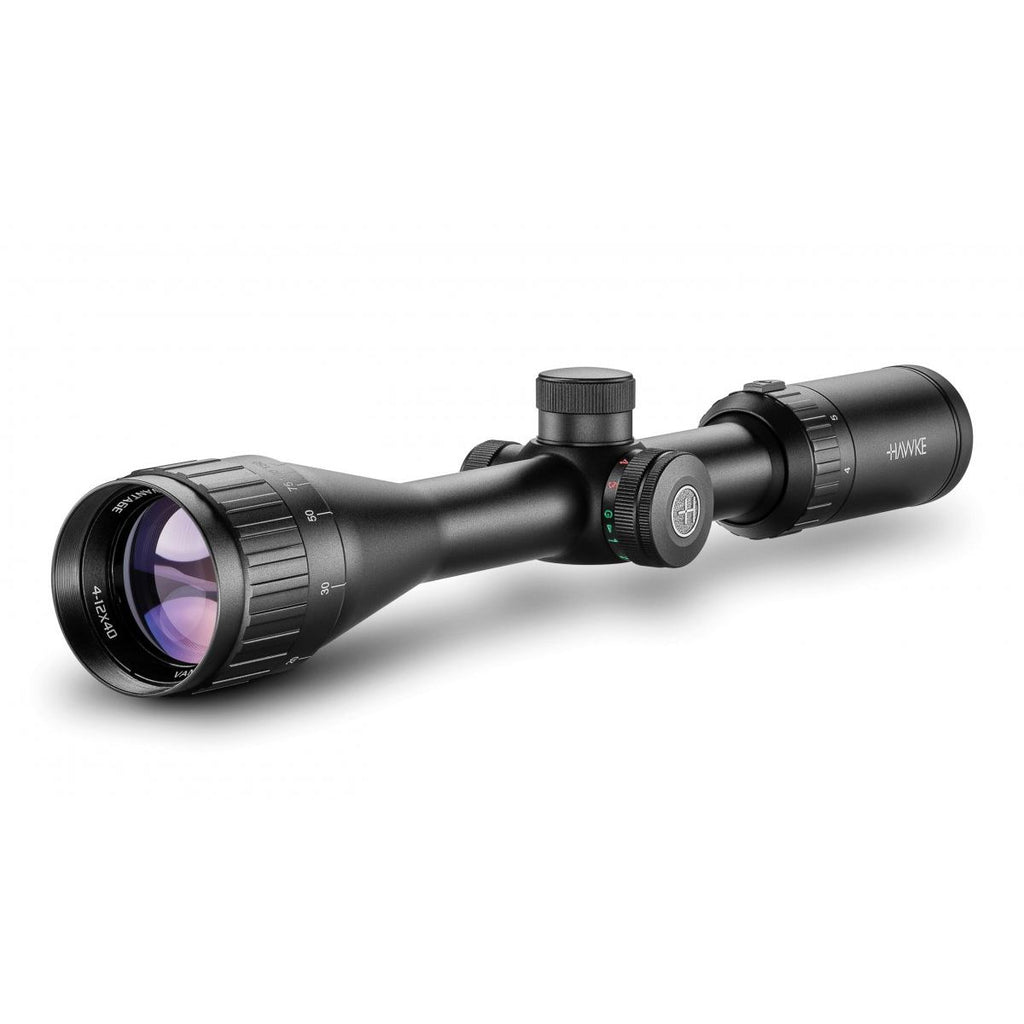 Hawke Vantage 4-12X40 AO, riktm Rimfire .22 WMR belyst