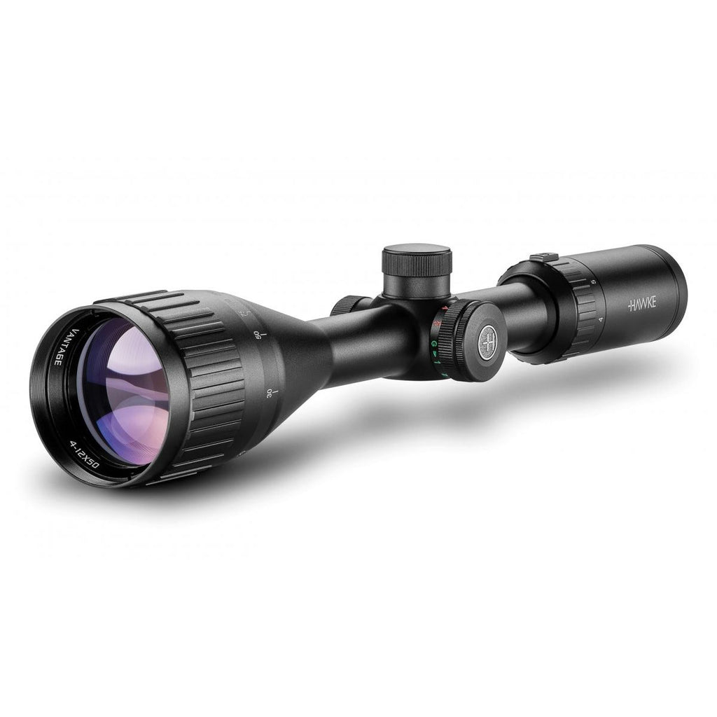 Hawke Vantage 4-12X50 AO, riktm. Mil Dot