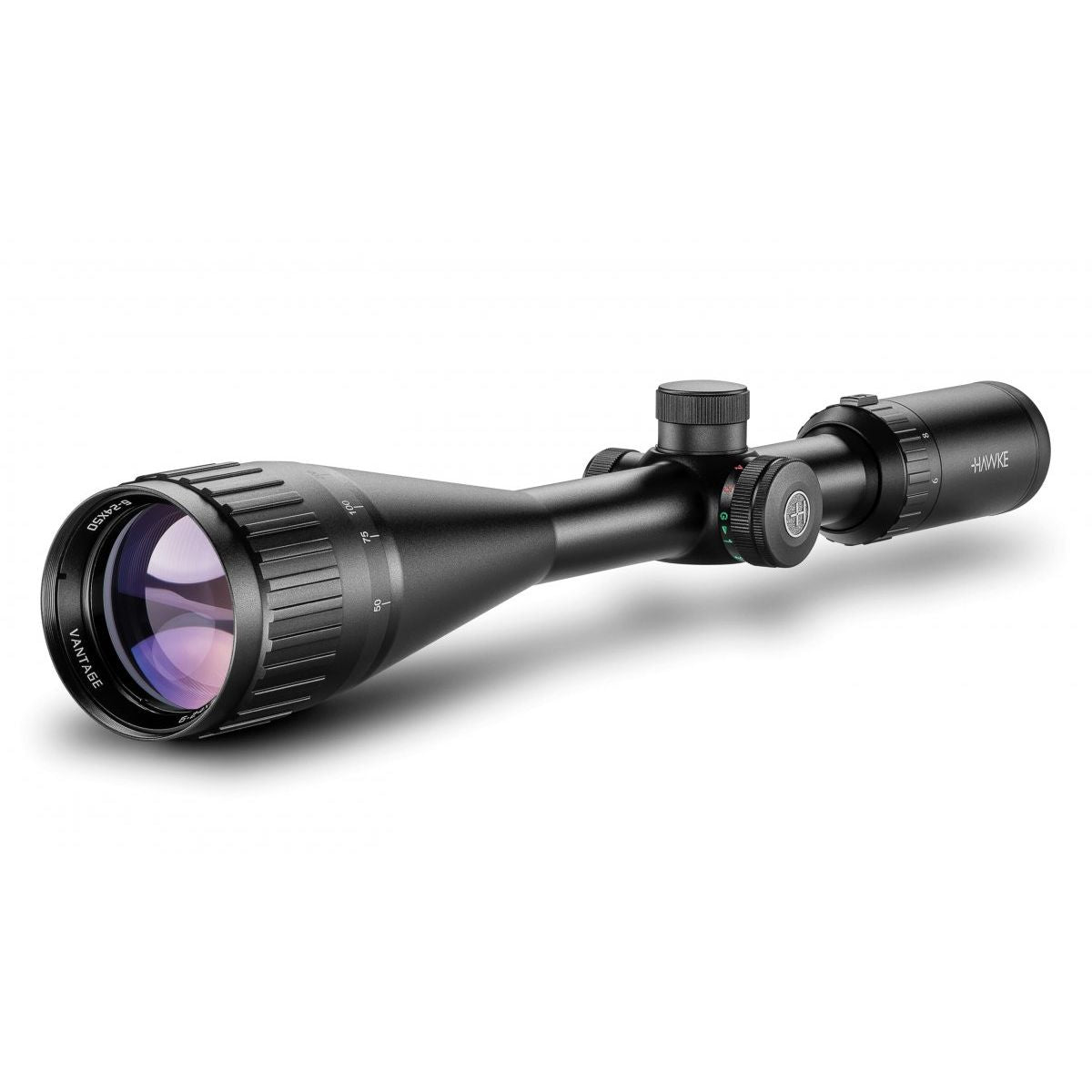Hawke Vantage 6-24X50 AO, riktm Mil-Dot belyst