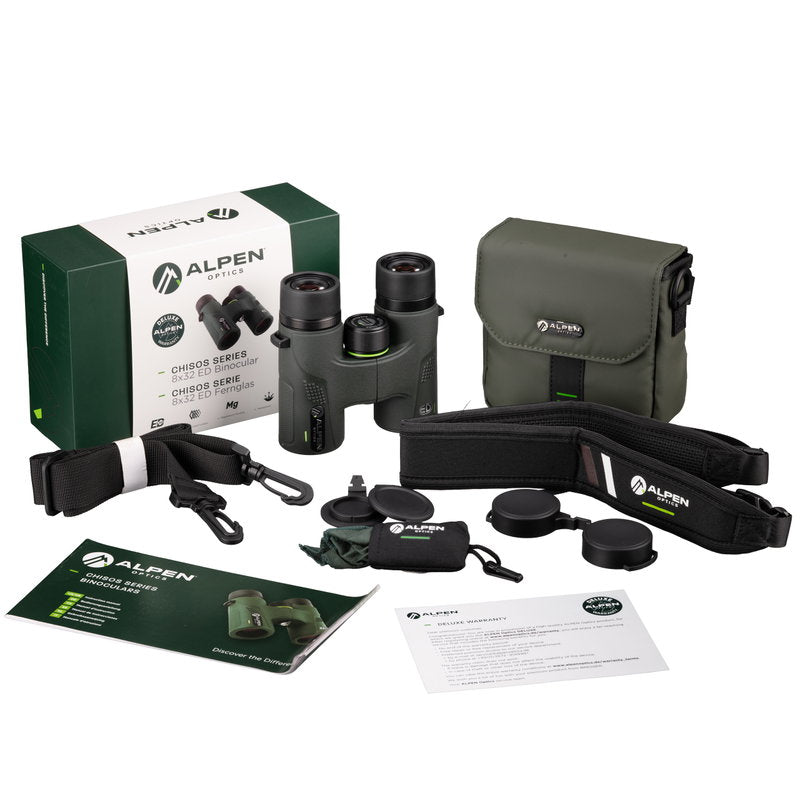 Alpen Optics CHISOS 8x32 ED Binoculars with PXA Coating – Objektivdiameter 32 mm, Förstoring 8x (bild 5)