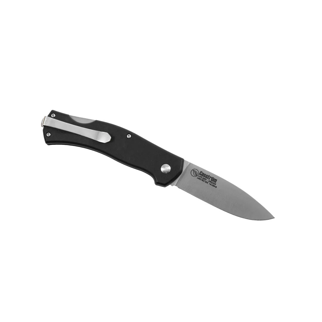 Casström Lars Fält EDC fällkniv Raven Svart