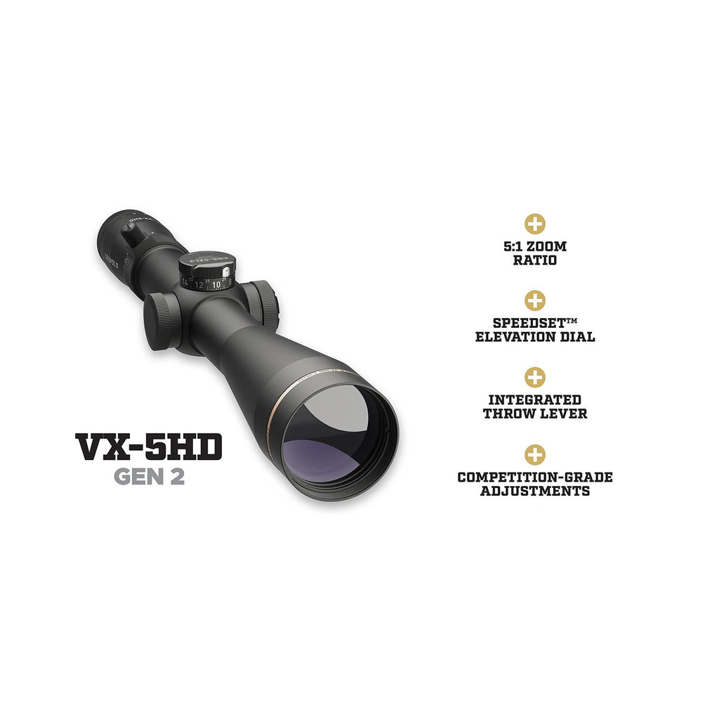LEUPOLD VX-5HD GEN2 3-15X50 CDS-SZL2 SIDE FOCUS ILLUM. FIREDOT DUPLEX