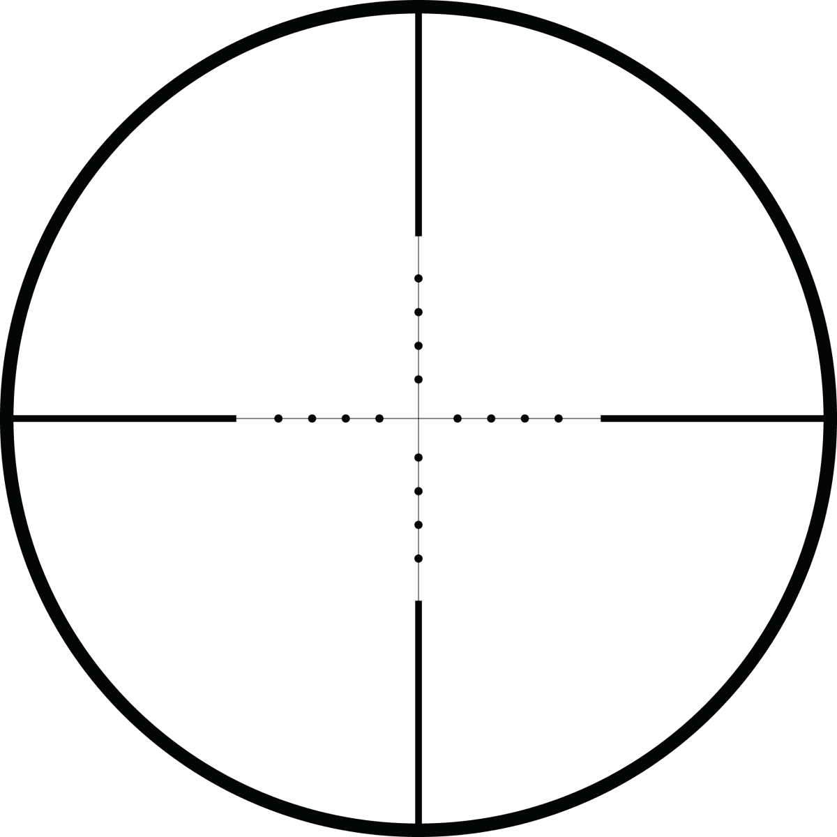 Hawke Vantage 3-9x40, riktm Mil Dot