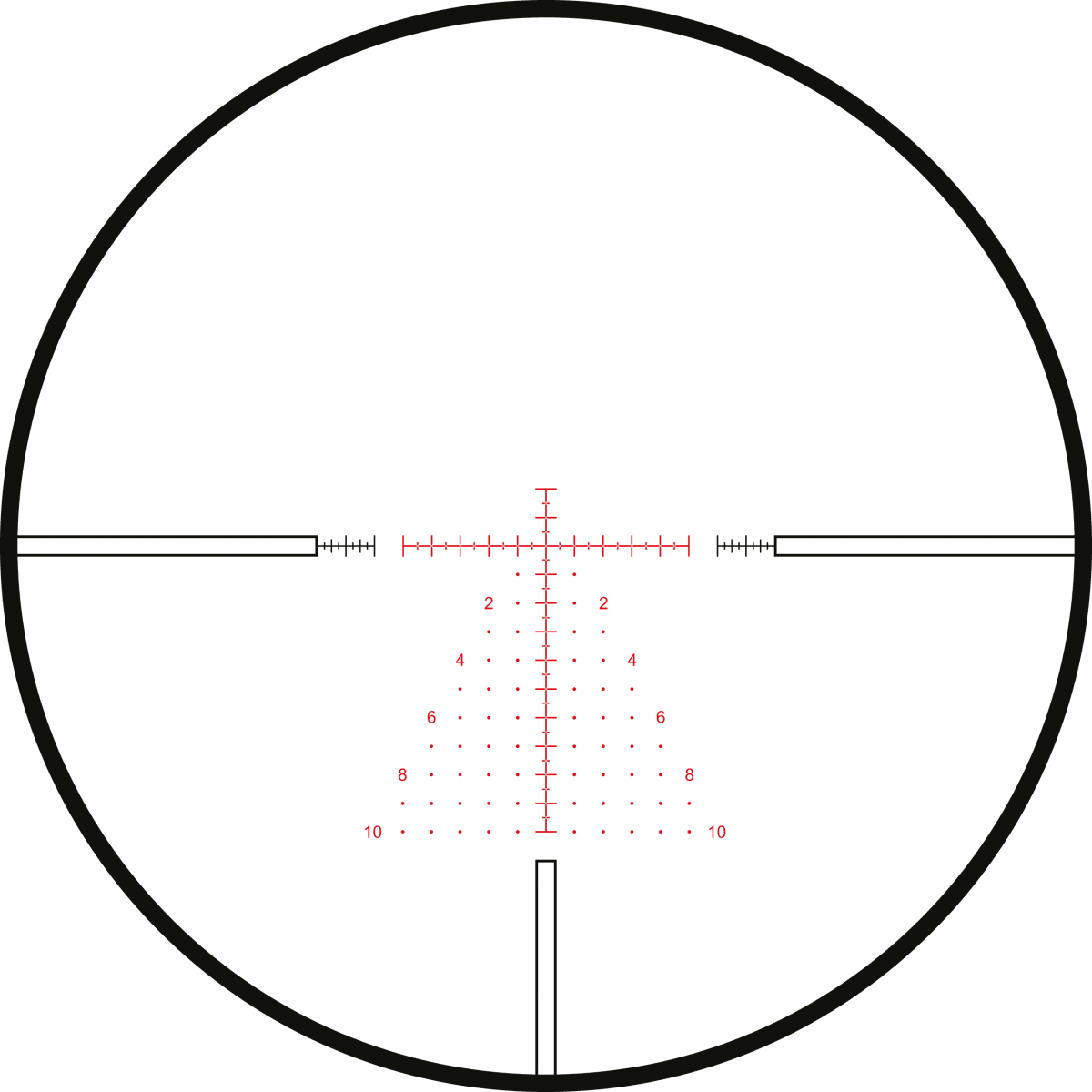 Hawke Frontier 30 SF 2,5-15x50, riktm Mil Pro belyst *