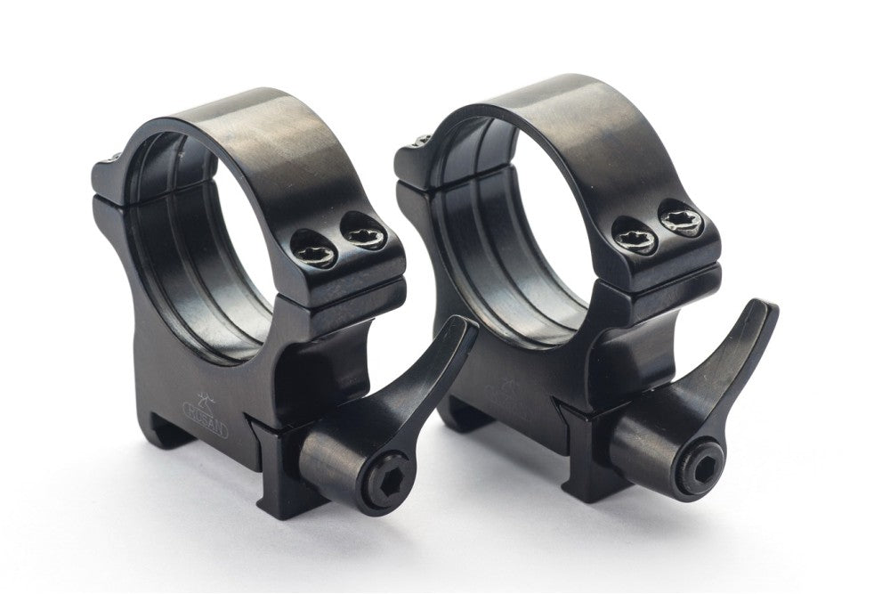 Rusan stålringar QD för Weaver 34mm höjd 9mm