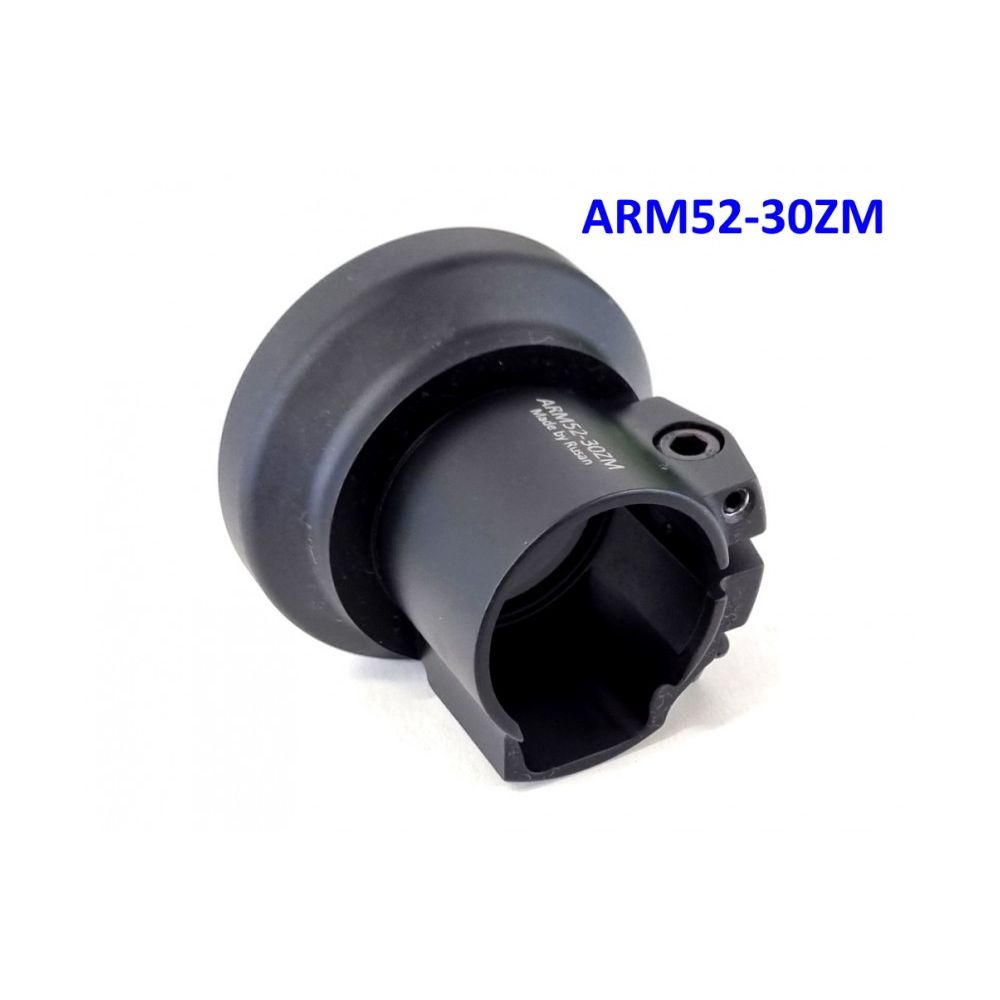 Rusan Q-R adapter för M52x0.75 Passar Leica 1-6 med skena Obj 30mm