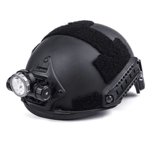 Nextorch HiStar pannlampa svart, 2300 lm uppladdningsbart batteri & hjälmfäste