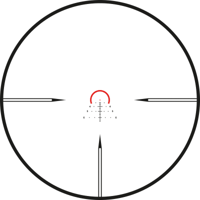 Vantage HD 30 1-8x24 Tactical BDC -5.56 belyst