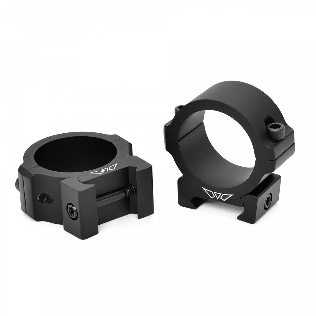 Warne Vapor Horizontal aluminiumringar för Weaver 30 mm – horisontella aluminiumringar
