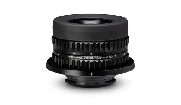Vortex Viper HD, Okular med streckplatta (MRAD) För 85 mm