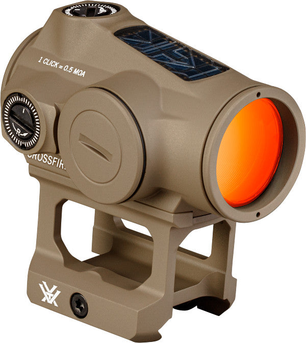 Crossfire II 2 MOA Solar Red Dot Tan