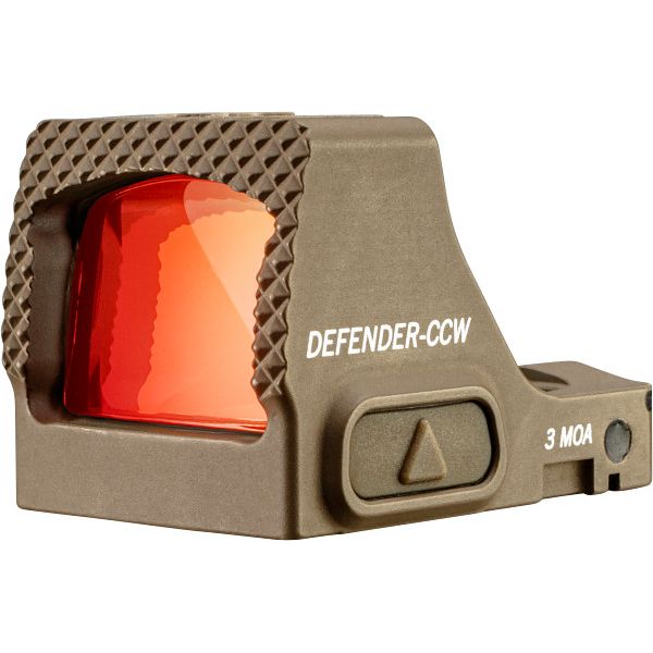 Vortex Defender-CCW Red Dot 3 MOA Auto shutoff Tan