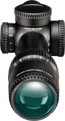 Strike Eagle 1-10x24 FFP riktm EBR-8 MRAD belyst