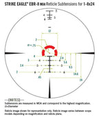 Vortex Strike Eagle 1-8x24 FFiktm Ebr-8 (Moa) belyst