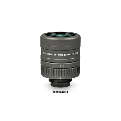 Vortex Razor HD, Okular med streckplatta (MRAD) För 85 mm